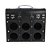 CAIXA P/ VINHOS DECORATIVO MDF COURO PRETO 6 GARRAFAS - Imagem 1