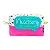 NECESSAIRE BOX - FUN COLORS CURTIR O DIA UATT Rosa e Branco - Imagem 1