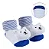 MEIAS ANTIDERRAPANTES COM CHOCALHO URSO BUBA +6M - 12M Cor:Branca e Azul;Tamanho:6 a 12m - Imagem 1