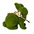 ESCULTURA COELHO DECORATIVO MUSGO VERDE - 13cm - Imagem 1