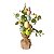 MINI ARVORE DECORATIVA DE PASCOA C OVOS COLORIDOS 28CM - Imagem 1