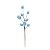 GALHO DECORATIVO DE PASCOA COM OVOS AZUL - 37cm - Imagem 1