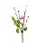 GALHO DECORATIVO DE PASCOA COM OVOS COLORIDOS E FOLHAS 30cm - Imagem 1