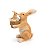 ESCULTURA COELHO DECORATIVO RESINA CESTA E FILHOTE 16CM - Imagem 1