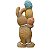 ESCULTURA COELHO DECORATIVO COM OVOS - LINHA COOKIE 43cm - Imagem 4
