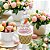 ESCULTURA CUPCAKE ROSA DECORATIVO COELHO LINHA COOKIE 13cm - Imagem 2
