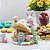 ESCULTURA CASINHA DECOR COM COELHO LINHA COOKIE 12cm - Imagem 2