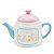 BULE EM PORCELANA COELHOS EM RELEVO LINHA PEARL 700ml - Imagem 1