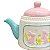BULE EM PORCELANA COELHOS EM RELEVO LINHA PEARL 700ml - Imagem 3