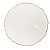 PRATO PARA BOLO COM PE COELHO BRANCO EM PORCELANA 20cm - Imagem 3