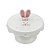 PRATO PARA DOCES EM PORCELANA COELHO BR/RS 15,5cm - Imagem 1