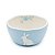 BOWL AZUL COELHO FLORAS EM PORCELANA 10X5XM - Imagem 1