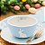BOWL AZUL COELHO FLORAS EM PORCELANA 10X5XM - Imagem 2