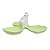 PETISQUEIRA DECORATIVA COELHO NA FOLHA VERDE LUIZ SALVADOR - Imagem 1