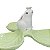 PETISQUEIRA DECORATIVA COELHO NA FOLHA VERDE LUIZ SALVADOR - Imagem 3
