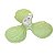 PETISQUEIRA DECORATIVA COELHO NA FOLHA VERDE LUIZ SALVADOR - Imagem 2