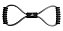 Extensor Bíceps Tríceps 46cm Látex Espuma T29 Cinza Acte - Imagem 1