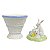 POTE COM TAMPA COELHOS E OVOS EM CERAMICA LUIZ SALVADOR - Imagem 3