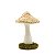 ESCULTURA COGUMELO DECORATIVO EM JUTA 14cm - Imagem 1
