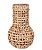 LANTERNA DECORATIVA EM FIBRA NATURAL 34cm - Imagem 1