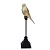 ESCULTURA PASSARO DECORATIVO EM RESINA E METAL 31CM - Imagem 1