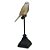 ESCULTURA PASSARO DECORATIVO EM RESINA E METAL 28,5CM - Imagem 1