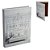 CAIXA LIVRO DECORATIVA EM MDF INTERIOR DESING BRANCO E CINZA - Imagem 2