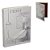 CAIXA LIVRO INTERIOR DESING DECORATIVA EM MDF BRANCO E CINZA - Imagem 2