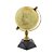 GLOBO TERRESTRE DECOR EM ALUMINIO E PEDRA DOUR E PRETO 24CM - Imagem 1