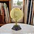GLOBO TERRESTRE DECOR EM ALUMINIO E PEDRA DOUR E PRETO 24CM - Imagem 2