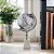 GLOBO TERRESTRE DECOR EM ALUMINIO E PEDRA BRANC E PRATA 20CM - Imagem 2