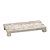 BANDEJA DECOR EM RESINA NA COR BEGE COM RANHURAS 39,5X21,5CM - Imagem 1