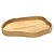 BANDEJA DECORATIVA EM MADEIRA NA COR MARROM 45X31,5CM - Imagem 1