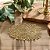 CENTRO DE MESA DECORATIVO EM ALUMINIO NA COR DOURADO 4,5CM - Imagem 2