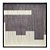 QUADRO FORMAS DECOR EM MADEIRA E CORDA  OFFWHITE E PRET MOD1 - Imagem 1