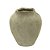 VASO DECORATIVO EM CERAMICA  RUSTIC BEGE E MARROM 20,5CM - Imagem 1