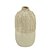 VASO DECORATIVO EM CERAMICA  BEGE E MARROM 30,5CM, - Imagem 1