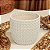 CACHEPOT DECORATIVO EM CERAMICA TRAMAS CREME 21,5X23CM - Imagem 2