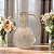VASO DECORATIVO COM ALCA EM CERAMICA CINZA E MARROM 22CM - Imagem 2