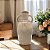 VASO DECORATIVO COM ALCAS EM CERAMICA CINZA E MARROM 27CM - Imagem 2