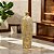 VASO GARRAFA DECORATIVO EM CERAMICA DOURADO E MARROM 53,50CM - Imagem 2