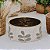 CACHEPOT DECORATIVO EM CERAMICA FLOWERSAREIA E AZUL DOURADO - Imagem 2