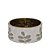 CACHEPOT DECORATIVO EM CERAMICA FLOWERSAREIA E AZUL DOURADO - Imagem 1
