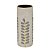 VASO DECORATIVO EM CERAMICA FLOWERS AREIA E AZUL DOUR 35CM - Imagem 1