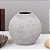 VASO DECORATIVO EM CERAMICA LINHAS BRANCO E CINZA 24CM - Imagem 2
