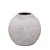 VASO DECORATIVO EM CERAMICA LINHAS BRANCO E CINZA 24CM - Imagem 1