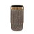VASO DECORATIVO EM CERAMICA  BRONZE E MARROM 29,5CM - Imagem 1