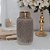 VASO DECORATIVO RUSTIC EM CERAMICA  BRONZE E MARROM 34,5CM - Imagem 2