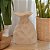 VASO ORGANIC EM CERAMICA MARROM MART 30,5CM - Imagem 2