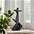 ESCULTURA DECORATIVA PERNAS DE MULHER RESINA PRETO 32CM - Imagem 2